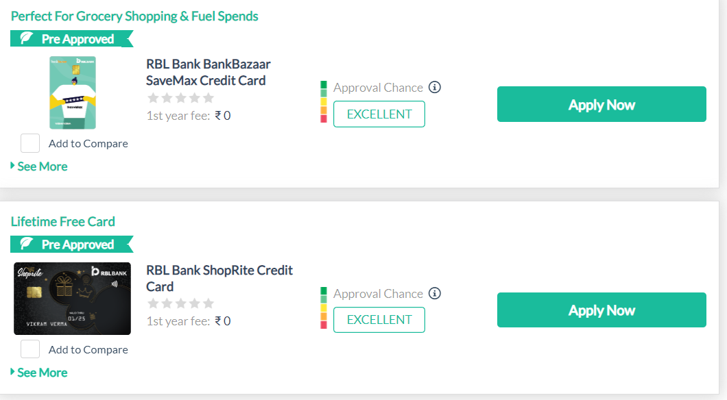 apply credit card by bankbazaar